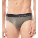 Pánské Slipy Calvin Klein Cotton Bold Briefs - šedé